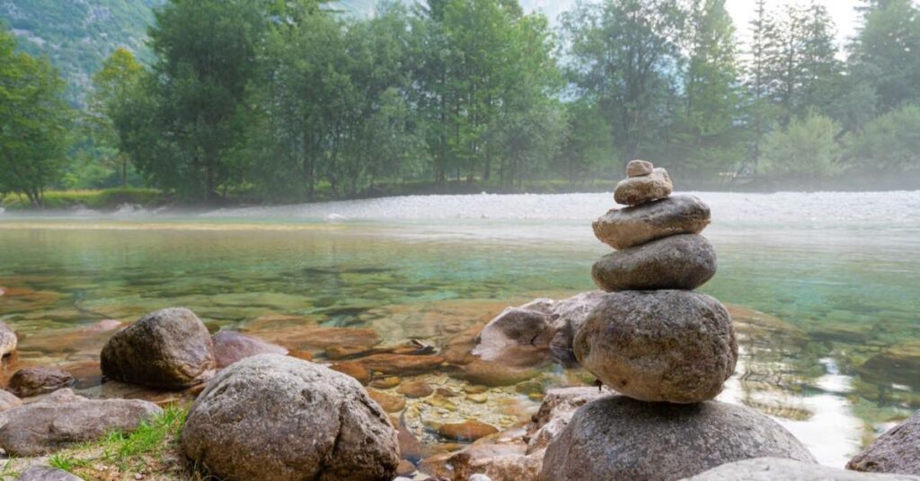 Beautiful Calm River Water